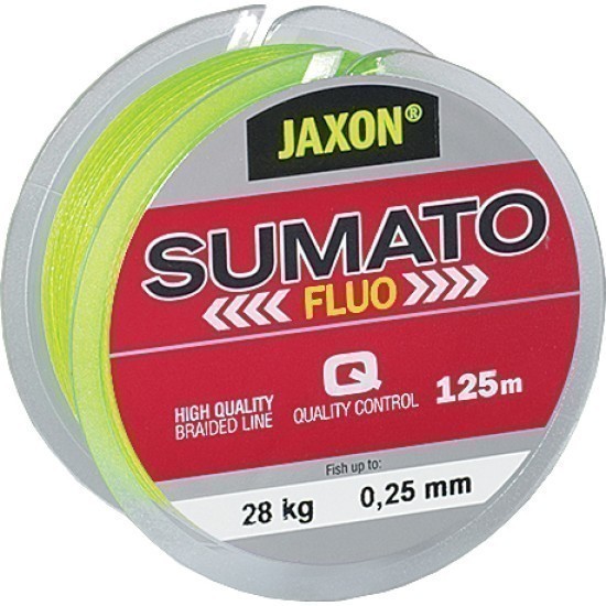 Fir textil Jaxon Sumato, Yellow Fluo, 0.16mm/17kg/1000m