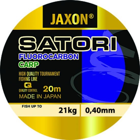 Fir fluorocarbon Jaxon Satori Carp, Transparent, 0.40mm/21kg/20m