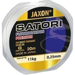 Fir fluorocarbon Jaxon Satori Premium, Transparent, 0.14mm/4kg/20m