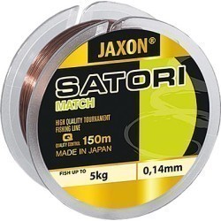 Fir monofilament Jaxon Satori Match, Dark Brown, 0.14mm/5kg/150m
