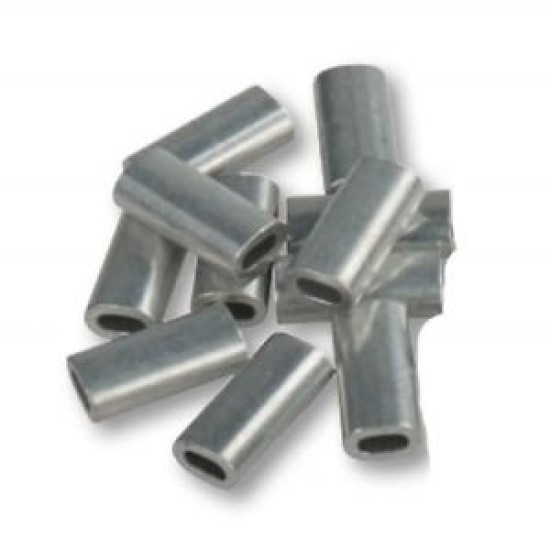 Bride DAM Madcat Aluminium Crimp Sleeves, 1mm, 16buc/plic