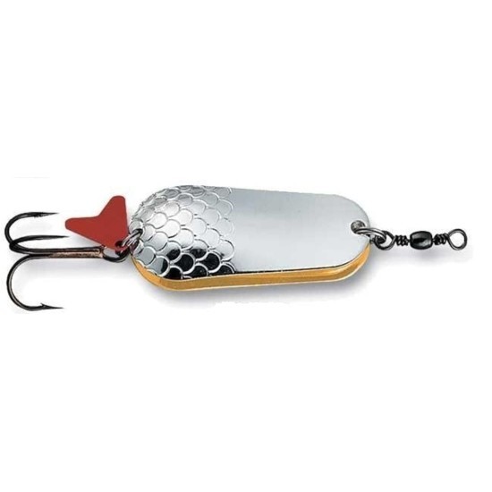 Linguriță oscilantă DAM Effzett Twin, Silver-Gold, 6.5cm/30g