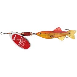 Linguriță rotativă DAM Effzett Minnow, Red Glitter, 13g