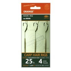 Rig Crap Orange Series 1 No.4 25Lb Carp Hair Rigs