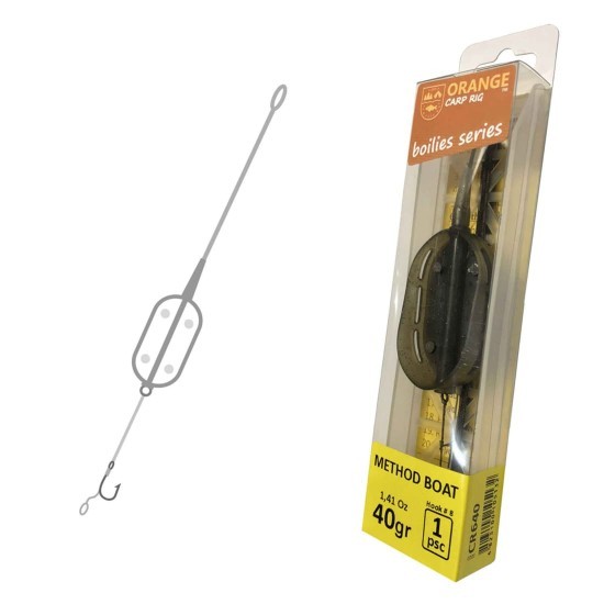 Montura Feeder Orange Nr.4 50gr Method Boat Montura Feeder Orange Nr.4 50gr Method Boat