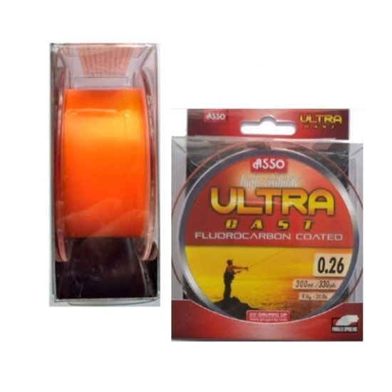 Fir Asso Ultra Cast Orange 0.24mm 300m