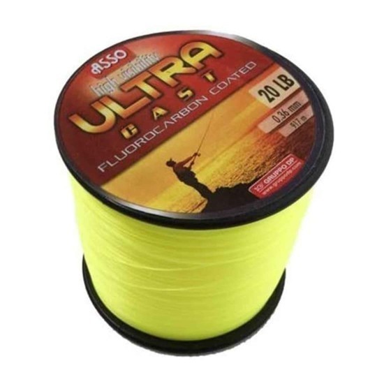 Fir Asso Ultra Cast Galben Fluo 0.39mm 1000m