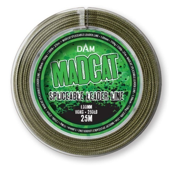 Fir Madcat Spliceable Leader Line, 1mm/110kg/25m