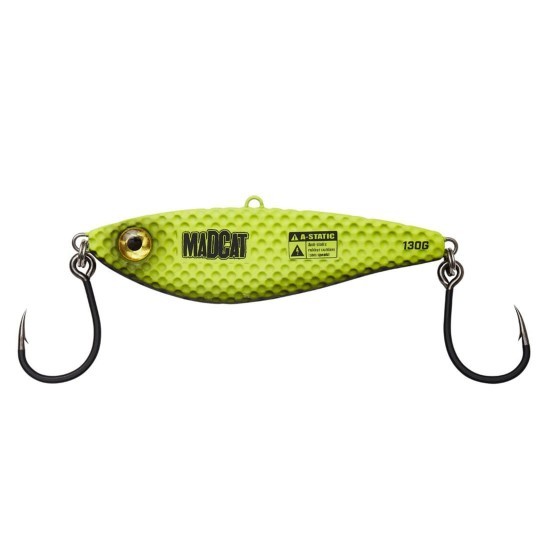 Pilker Madcat Vertical Jig Vibratix 110g 12cm Fluo Yellow UV ﻿