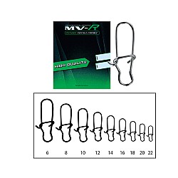 Agrafe Maver MV-R Duo Look Spin Steel, Nr. 10, 70kg, 6 buc./plic