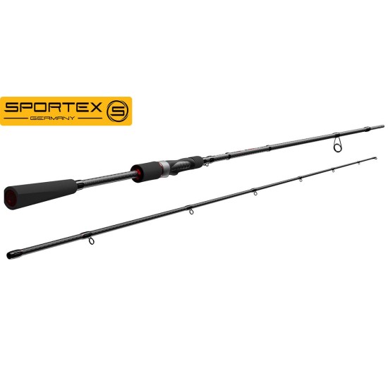 Lansetă Sportex Black Pearl Maxx Baitcast, 2.10m/20g (13-29g), 2buc