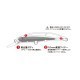 DUO ROUGH TRAIL BLAZIN 70 7.0cm 20gr ANAZ174 Sagoshi Silver