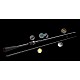 Lansetă Sportex Black Pearl Maxx ULR, 2.10m/2-9g, 2buc