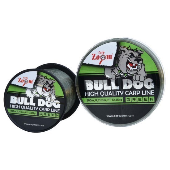 Fir monofilament Carp Zoom Bull-Dog, Dark Green, 0.35mm/15.45kg, 1000m Fir monofilament Carp Zoom Bull-Dog, Dark Green, 0.35mm/15.45kg, 1000m