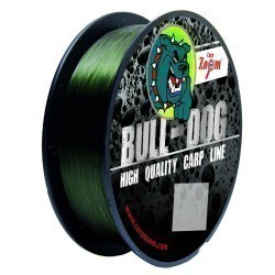 Fir monofilament Carp Zoom Bull-Dog, Dark Green, 0.25mm/8.8kg, 1000m