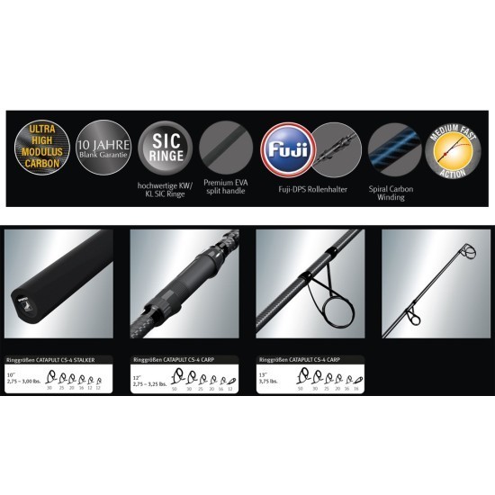 Lansetă Sportex Catapult CS-4 Carp Spod, 3.96m/5.50lbs, 2buc
