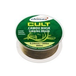 FIR TEXTIL CULT CRAP CAMOU MASK SINKING 500m 0.18mm 10lb