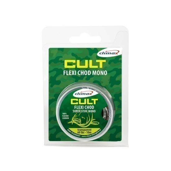 FIR CULT CRAP FLEXI CHOD MONO HOOKLINK 20m 0.50mm 25lb