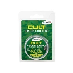 FIR TEXTIL CULT HUNTERSBRAID HEAVY SINKING HOOKLINK 20m 30lb Dark Silt