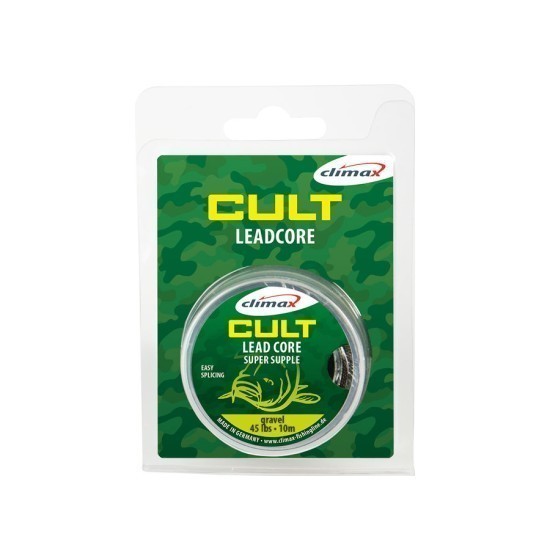 FIR TEXTIL CULT CRAP LEADCORE 10m 25lb Dark Silt FIR TEXTIL CULT CRAP LEADCORE 10m 25lb Dark Silt