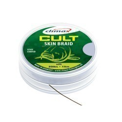 FIR TEXTIL CULT CRAP SKINBRAID 15m 30lb Camou Green