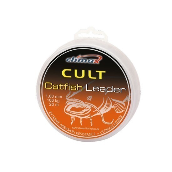 FIR TEXTIL CULT CATFISH LEADER 20m 1.30mm 135kg Yellow FIR TEXTIL CULT CATFISH LEADER 20m 1.30mm 135kg Yellow