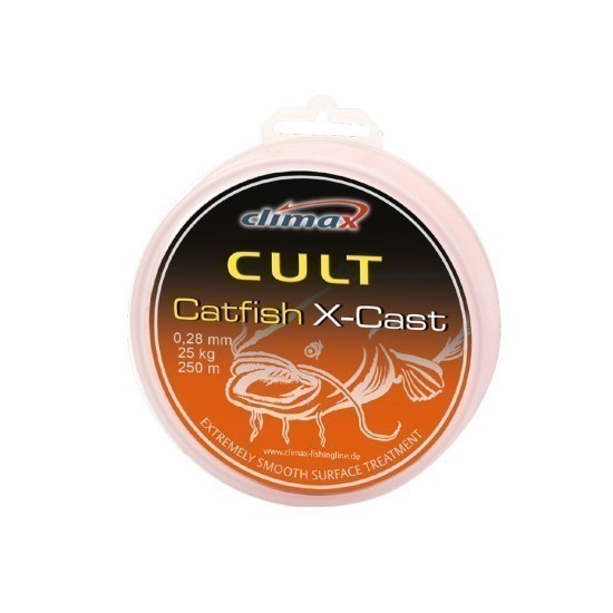 FIR TEXTIL CULT CATFISH X-CAST ORANGE 250m 0.39mm 40kg