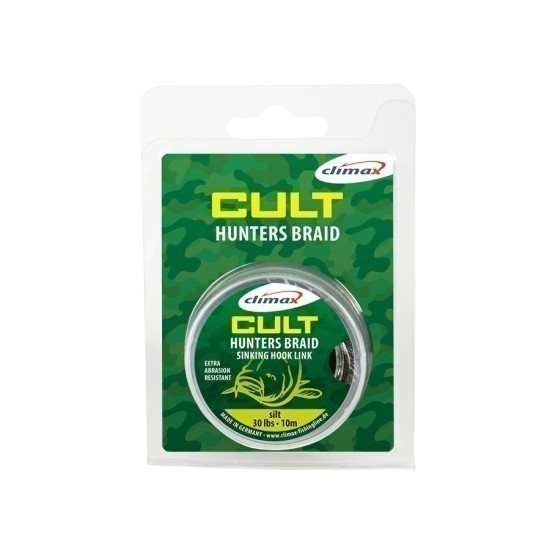 FIR TEXTIL CULT HUNTERSBRAID SINKING HOOKLINK 20m 30lb Camouflage