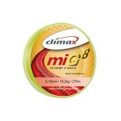 FIR TEXTIL MIG8 FLUO YELLOW 135m 0.18mm 18.2kg