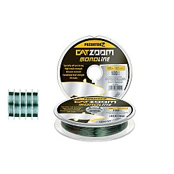 Fir monofilament Predator-Z CatZoom Monofilament Catfish Green, 0.60mm, 100m, 30.2kg