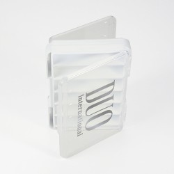 Cutie DUO Reverse Lure Case D86, Pearl Black/Gold Logo, 14x10.4x3.2cm