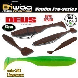 SHAD DEUS 6" 15cm 202 Limetreuse