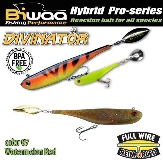 SHAD DIVINATOR MINI 9.5cm 9gr 07 Watermelon Red