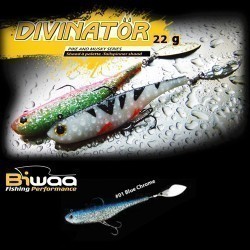 SHAD DIVINATOR JUNIOR 14cm 22gr 01 Blue Chrom