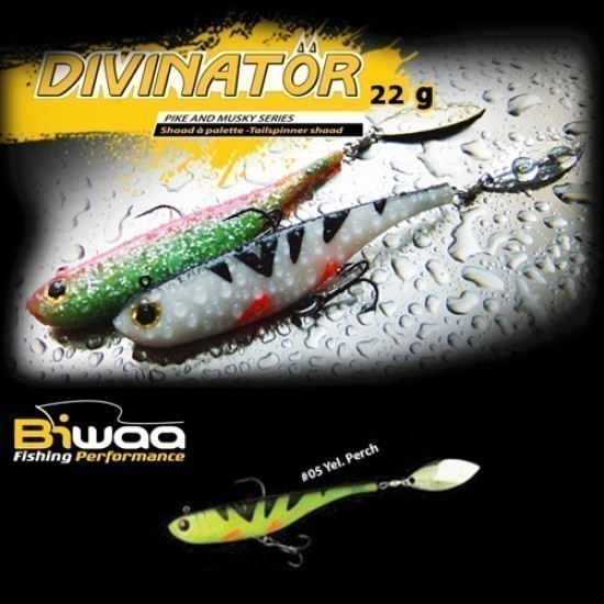 SHAD DIVINATOR MEDIUM 18cm 35gr 05 Yellow Perch SHAD DIVINATOR MEDIUM 18cm 35gr 05 Yellow Perch