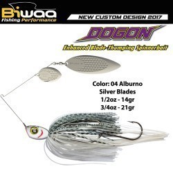 SPINNERBAIT DOGON 3/4oz 21gr 04 Alburno-Silver Blades