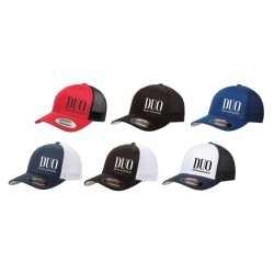 SAPCA DUO FLEXFIT MESH CAP Red-Black