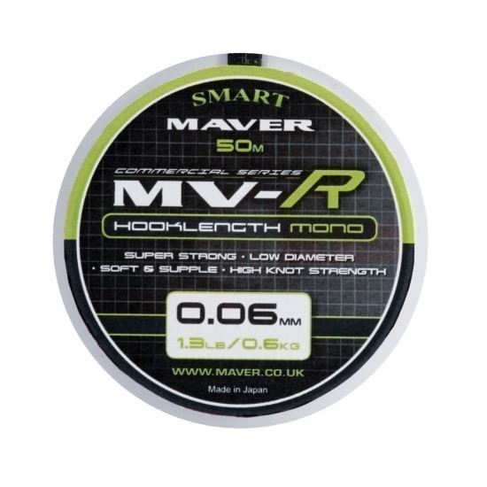 Fir monofilament Maver MV-R Hooklength Mono, 0.07mm/0.6kg, 50m Fir monofilament Maver MV-R Hooklength Mono, 0.07mm/0.6kg, 50m