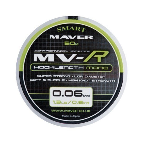 Fir monofilament Maver MV-R Hooklength Mono, 0.16mm/2.50kg, 50m