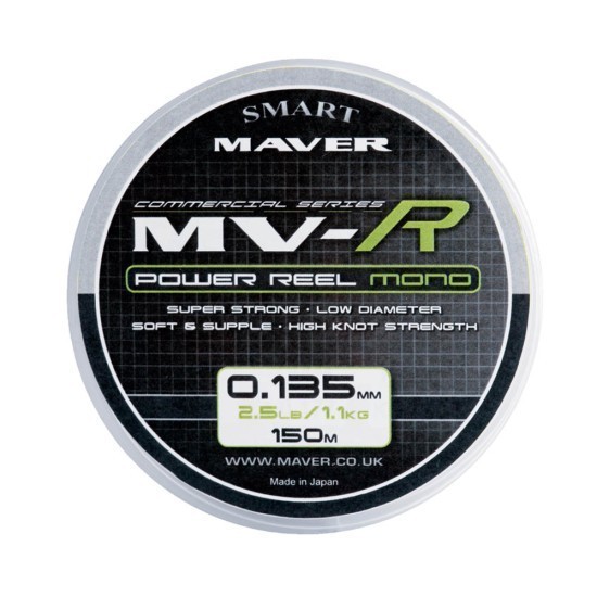 Fir monofilament Maver MV-R Power Reel Mono, 0.15mm/2.5kg, 150m Fir monofilament Maver MV-R Power Reel Mono, 0.15mm/2.5kg, 150m