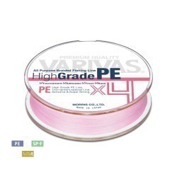 FIR HIGH GRADE PE X4 MILKY PINK 100m 0.165mm 18lb