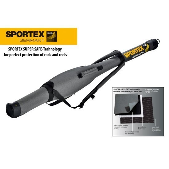 Husă semirigidă Sportex Super Safe XIII, Grey, 1 compartiment, 165cm