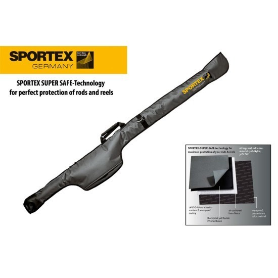 Husă individuală Sportex Carp X, Grey, 1 compartiment, 195cm