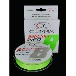 FIR CLIMAX iBRAID NEO X8 FLUO CHARTREUSE 135m 0.14mm 10.1kg