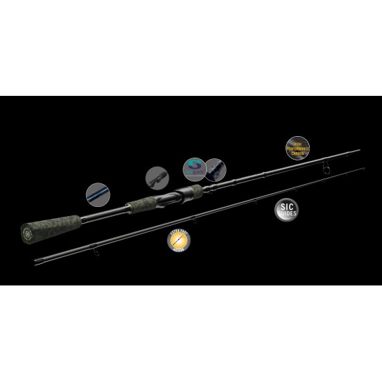 Lansetă Sportex Illusion Baitcast, 2.10m/20g, 2buc