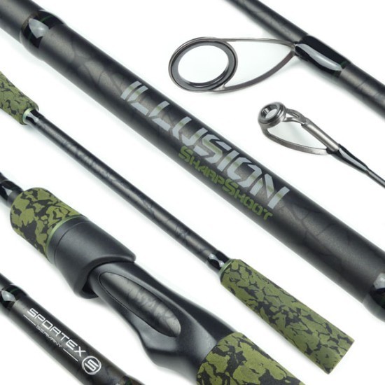 Lansetă Sportex Illusion Sharpshoot, 2.25m/50g (21-68g), 2buc