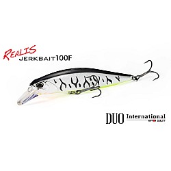 Vobler DUO Realis Jerkbait 100F, ASAZ399 Gunmetal M Gold Tiger, 10cm/13.7g