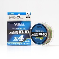 FIR AVANI JIGGING 10x10 PREMIUM PE X4 300m 56lb 10mx10 Culori