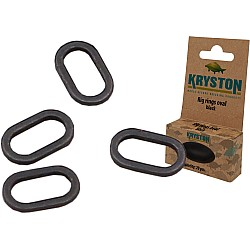 Anouri ovale Kryston Rig Rings, Black, 20 buc./plic
