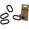 Anouri ovale Kryston Rig Rings, Black, 20 buc./plic